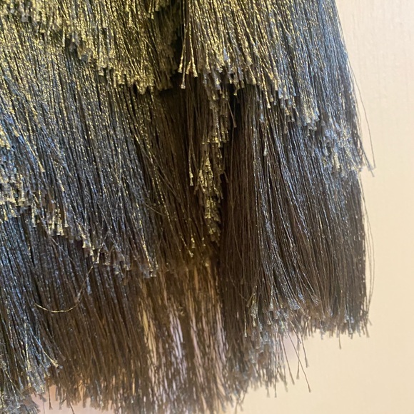 Anthropologie- Pankaj and Nidhi fringed mini dress - Picture 5 of 6